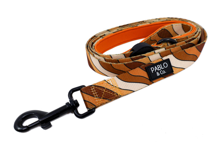 Espresso Swirls Dog Leash