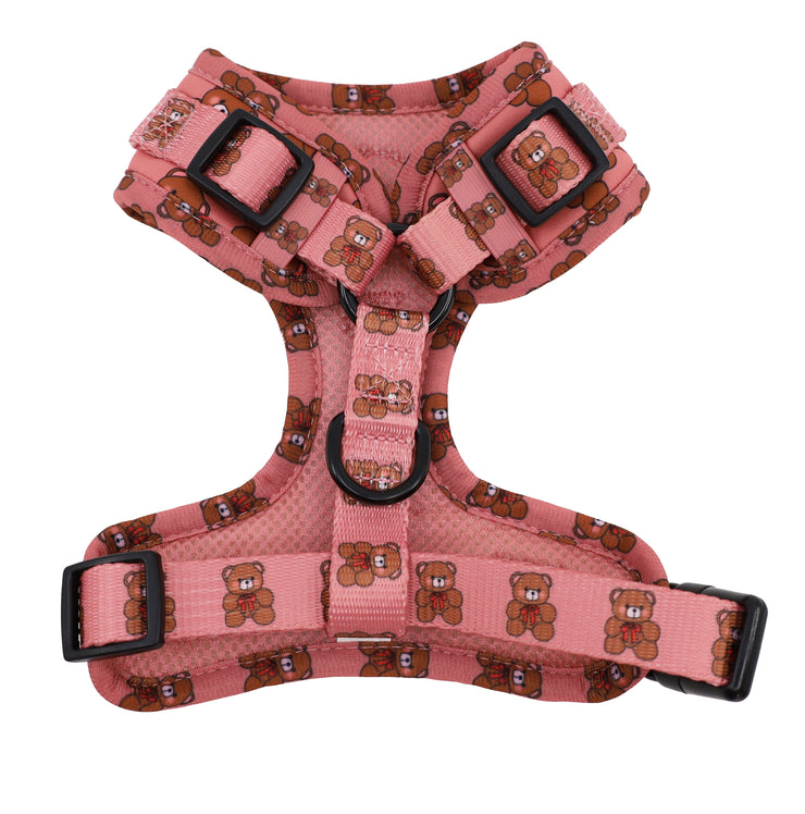 Pink Teddies Adjustable HarnessLarge