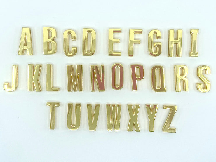 Custom Letters for Personalised Collar - Gold