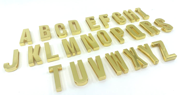 Custom Letters for Personalised Collar - Gold