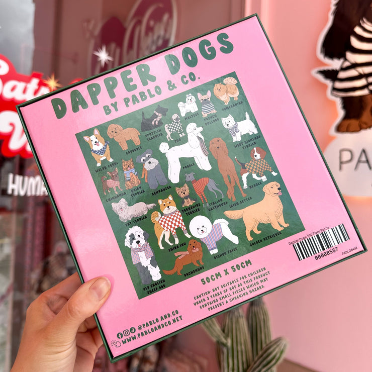 Dapper Dogs 500-Piece Puzzle