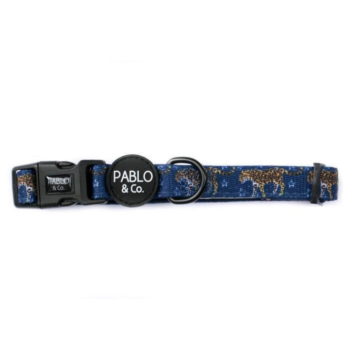 Midnight Cheetah Dog Collar