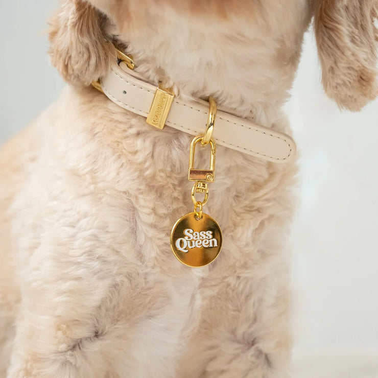 Pet Collar Charm - Sass Queen